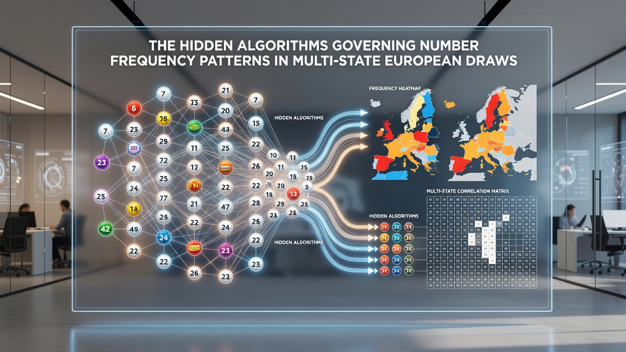 Chart illustrating frequency deviations in Eurojackpot draws over multiple years